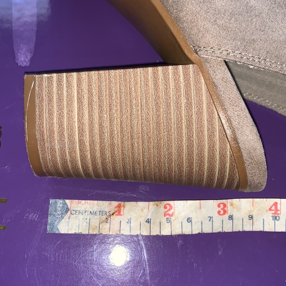 Suede Open Toe Boots - Picture 6 of 6